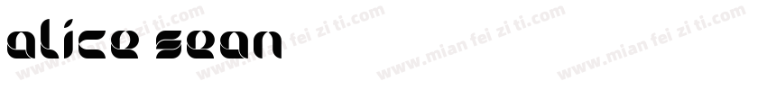 Alice Sean字体转换